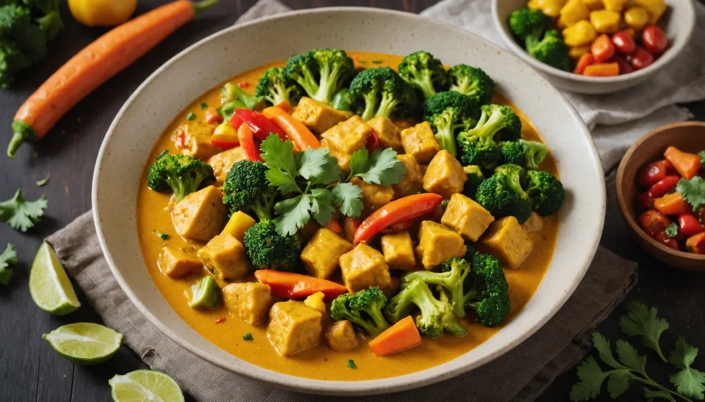 curry de legume au lait de coco
